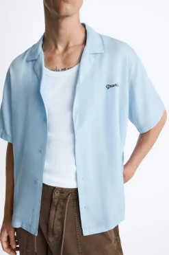 Sale CAMISA LYOCELL BORDADO Hombre Camisas