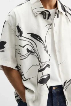 Outlet CAMISA LYOCELL ESTAMPADA Hombre Camisas