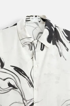 Outlet CAMISA LYOCELL ESTAMPADA Hombre Camisas