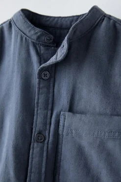 Niños ZARA 1½ - 6 Años·Camisas / Sobrecamisas<CAMISA MAO BOLSILLO