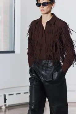 Outlet CAMISA MAXI FLECOS ZW COLLECTION Mujer Camisas / Blusas