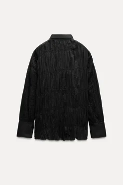 Clearance CAMISA MAXI FRUNCES ZW COLLECTION Mujer Camisas / Blusas