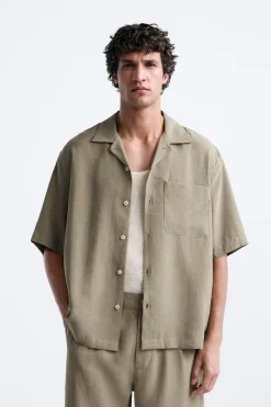 Outlet CAMISA MEZCLA LYOCELL Hombre Camisas