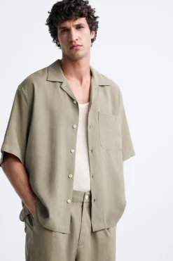 Outlet CAMISA MEZCLA LYOCELL Hombre Camisas