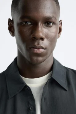 Outlet CAMISA MEZCLA LYOCELL Hombre Camisas