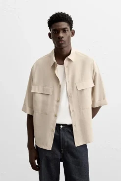 Clearance CAMISA MEZCLA LYOCELL Hombre Camisas