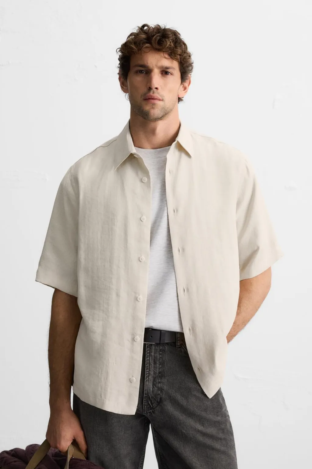 Outlet CAMISA MEZCLA MODAL Hombre Camisas