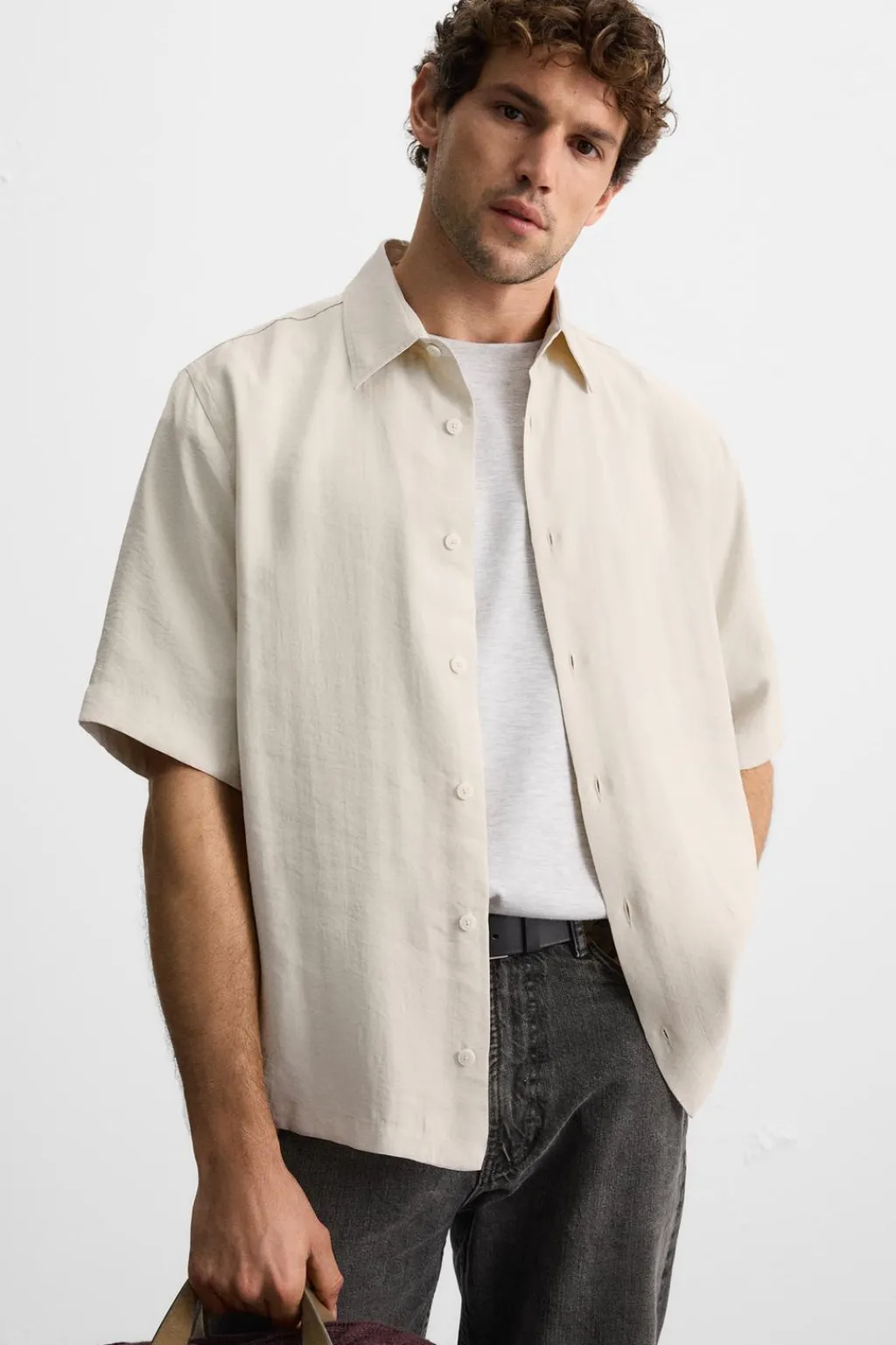 Outlet CAMISA MEZCLA MODAL Hombre Camisas