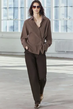 Best CAMISA MULTIPOSICIÓN SEDA 100% ZW COLLECTION Mujer Camisas / Blusas