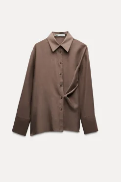 Best CAMISA MULTIPOSICIÓN SEDA 100% ZW COLLECTION Mujer Camisas / Blusas