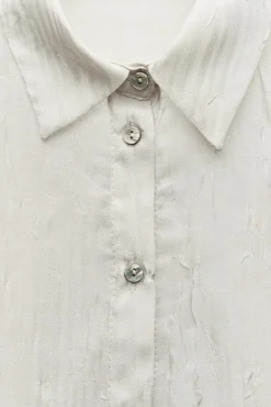 Best CAMISA ORGANZA EFECTO ARRUGADO Mujer Camisas / Blusas