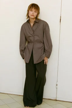 Clearance CAMISA OVERSIZE AJUSTABLE Mujer Camisas / Blusas