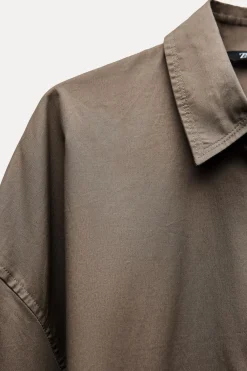 Clearance CAMISA OVERSIZE AJUSTABLE Mujer Camisas / Blusas