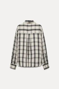 Outlet CAMISA OVERSIZE CUADROS Mujer Camisas / Blusas