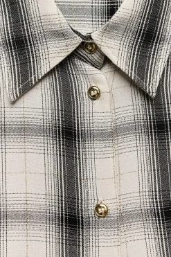 Outlet CAMISA OVERSIZE CUADROS Mujer Camisas / Blusas