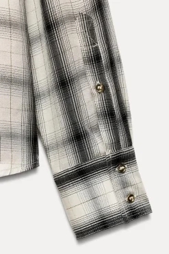 Outlet CAMISA OVERSIZE CUADROS Mujer Camisas / Blusas