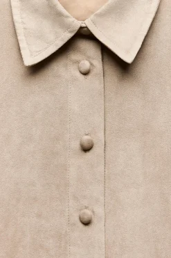 Fashion CAMISA OVERSIZE EFECTO ANTE Mujer Camisas / Blusas