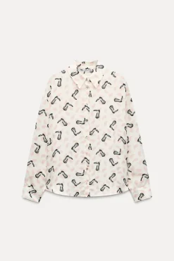 Discount CAMISA OVERSIZE ESTAMPADA Mujer Camisas / Blusas