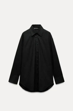 Fashion CAMISA OVERSIZE POPELÍN Mujer Camisas / Blusas