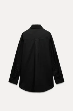 Fashion CAMISA OVERSIZE POPELÍN Mujer Camisas / Blusas