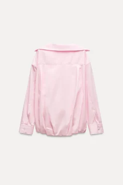 Sale CAMISA OVERSIZE POPELÍN LAZO Mujer Camisas / Blusas