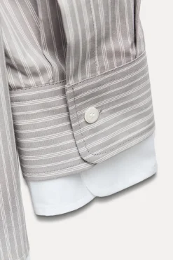 Outlet CAMISA OVERSIZE POPELÍN PUÑO DOBLE Mujer Camisas / Blusas