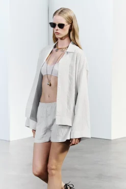 Outlet CAMISA OVERSIZE RAYAS Mujer Camisas / Blusas