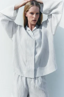 Outlet CAMISA OVERSIZE RAYAS Mujer Camisas / Blusas