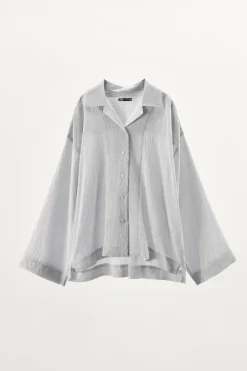 Outlet CAMISA OVERSIZE RAYAS Mujer Camisas / Blusas