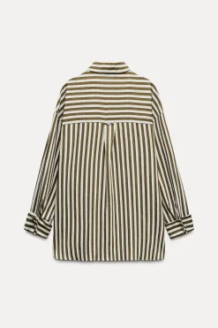 Clearance CAMISA OVERSIZE RAYAS Mujer Camisas / Blusas