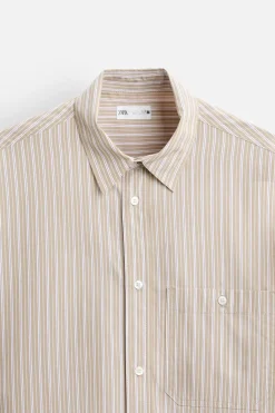 Online CAMISA OVERSIZE RAYAS Hombre Camisas