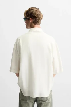 Outlet CAMISA OVERSIZE SÍMBOLOS Hombre Camisas