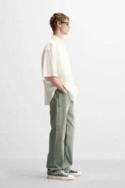 Outlet CAMISA OVERSIZE SÍMBOLOS Hombre Camisas