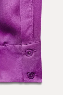 Discount CAMISA OVERSIZE VOLANTE ZW COLLECTION Mujer Camisas / Blusas