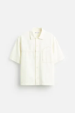 Best CAMISA PESPUNTES CONTRASTE Hombre Camisas