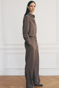 Outlet CAMISA PESPUNTES CONTRASTE ZW COLLECTION Mujer Camisas / Blusas