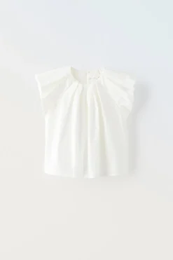 Niños ZARA 6 - 14 Años·Blusas / Camisas<CAMISA PLIEGUES