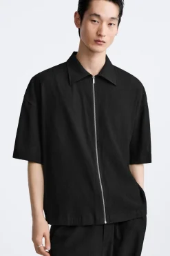 Discount CAMISA PLISADA CREMALLERA Hombre Camisas