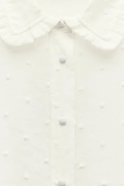 New CAMISA PLUMETI CUELLO BOBO Mujer Camisas / Blusas