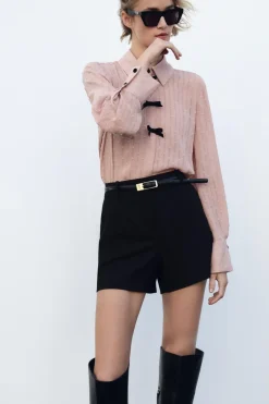 Clearance CAMISA PLUMETI LAZOS Mujer Camisas / Blusas