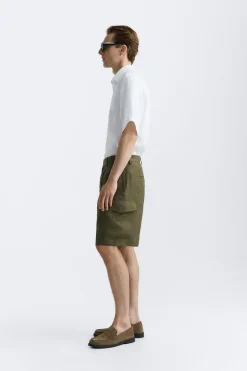 New CAMISA POLO 100% LINO Hombre Camisas