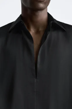 Fashion CAMISA POLO SATINADA Hombre Camisas