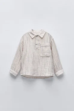Niños ZARA 1½ - 6 Años·Camisas / Sobrecamisas<CAMISA POLO TEXTURA