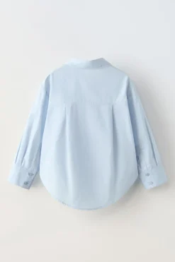 Niños ZARA 6 - 14 Años·Blusas / Camisas<CAMISA POPELÍN