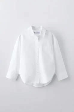 Niños ZARA 6 - 14 Años·Blusas / Camisas|6 - 14 Años·Edited / Personalizable<CAMISA POPELÍN