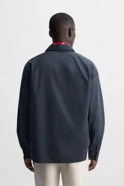 New CAMISA POPELÍN ALGODÓN Hombre Camisas