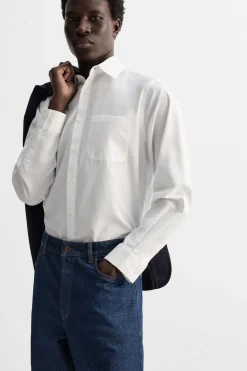 Clearance CAMISA POPELÍN ALGODÓN Hombre Camisas