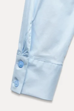 Best CAMISA POPELÍN BAJO ELÁSTICO Mujer Camisas / Blusas