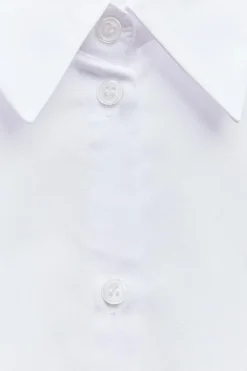 Sale CAMISA POPELÍN BANDA LATERAL Mujer Camisas / Blusas