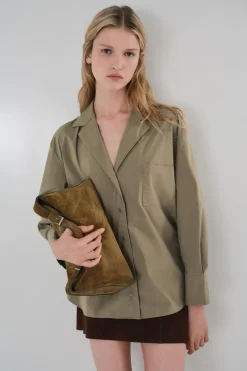 Fashion CAMISA POPELÍN BOLSILLO ZW COLLECTION Mujer Camisas / Blusas